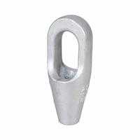 G-6411 Green Pin Closed Spelter Socket Product Render 3